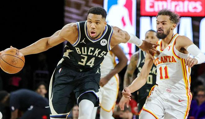 雄鹿擒下老鹰，字母哥表现抢眼